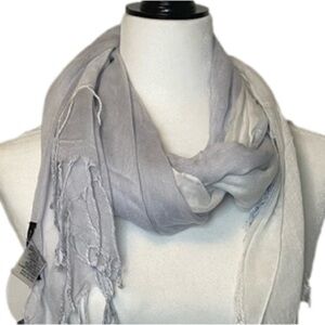 Scarf Shawl Grey Cream Bianca Nygard